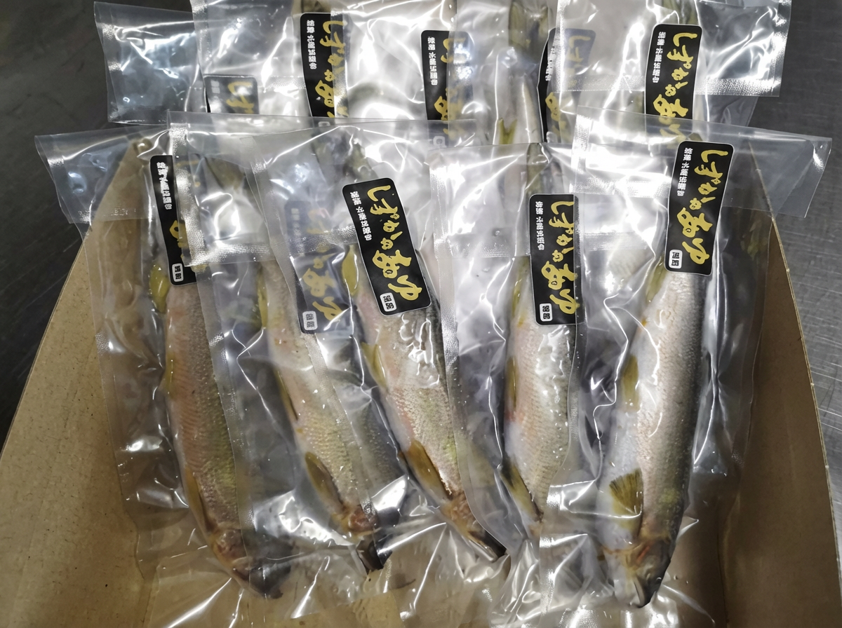 １尾づつ密閉パックでお届け