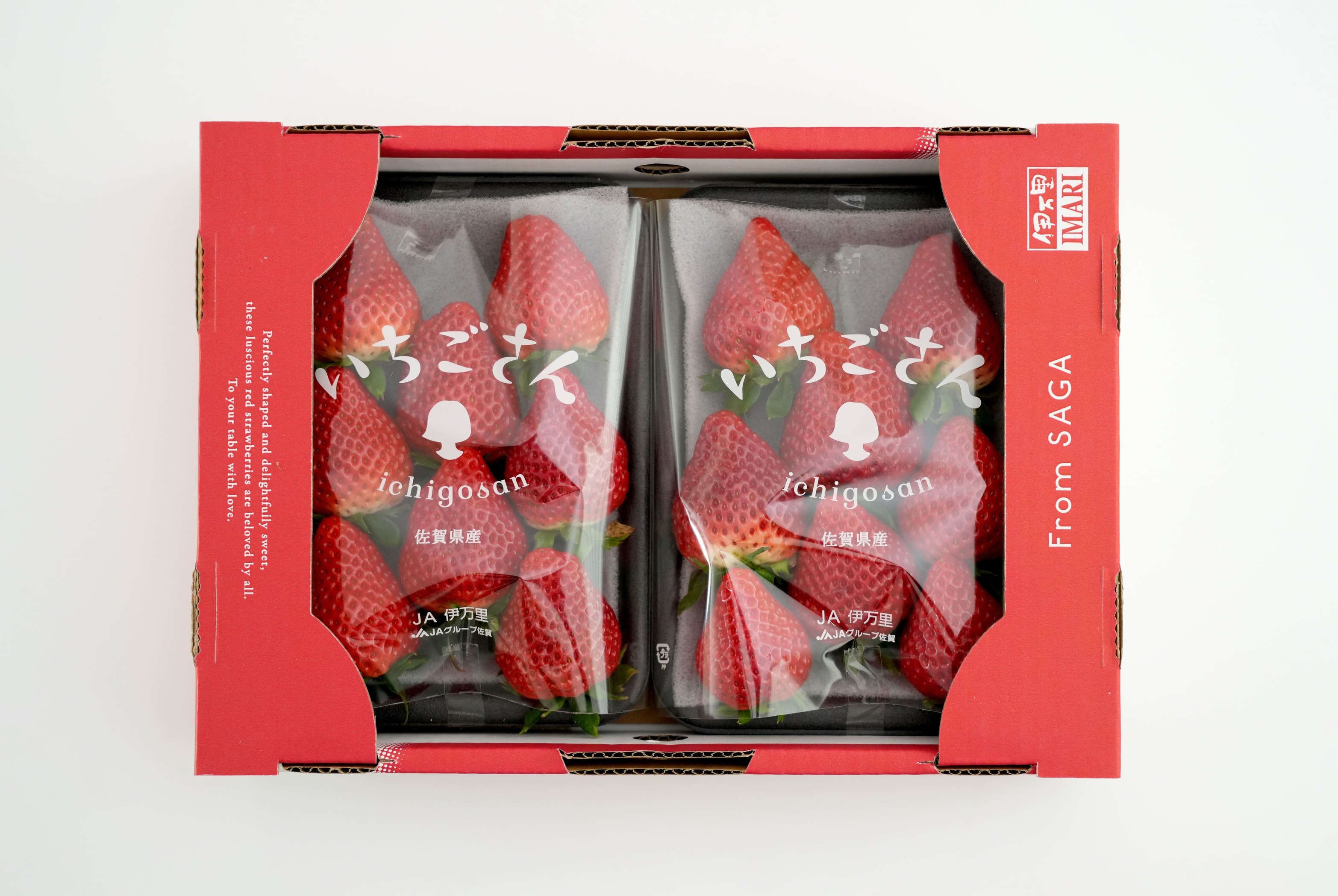 約240gのいちごを6パックたっぷりお届けいたします。