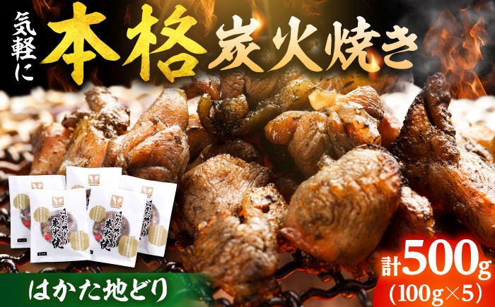 気軽に本格炭火焼き はかた地どり 100g×5