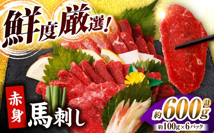 赤身馬刺し 計600g タレ大 馬刺し 赤身 熊本 馬肉 熊本県 真空パック 冷凍 刺身 九州 山鹿 小分け おつまみ 送料無料