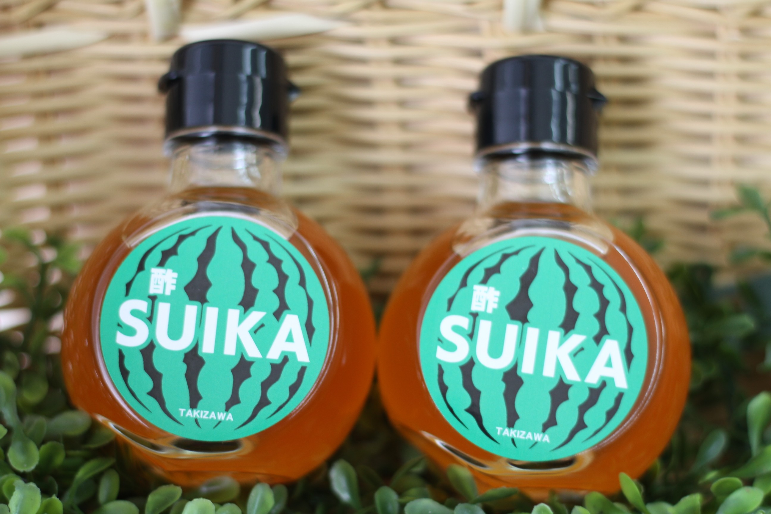 滝沢産スイカから作ったスイカ酢をジュースの元にしちゃいました！