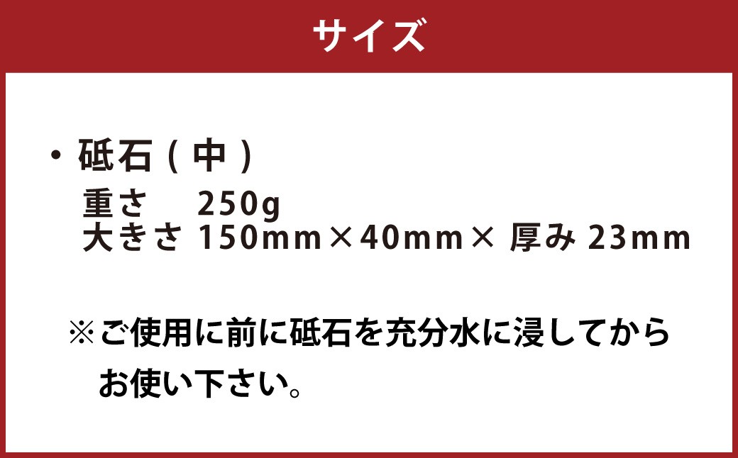 砥石(中)