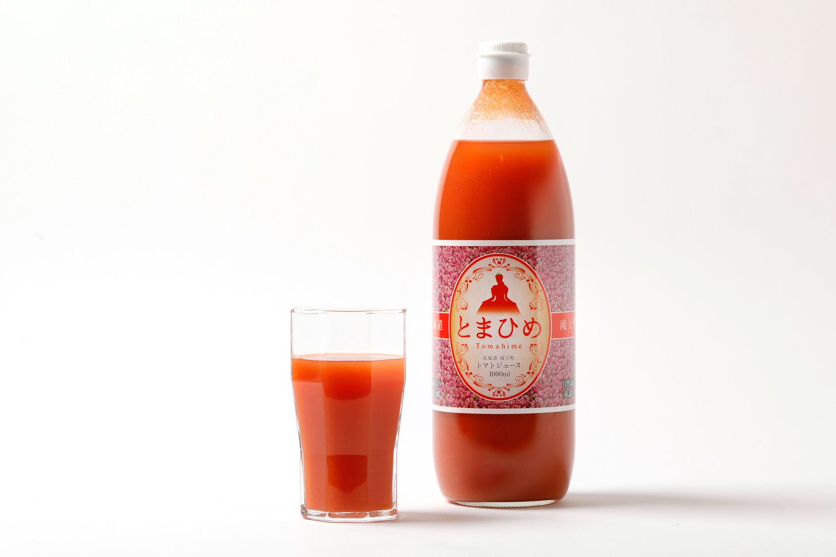 たきのうえ産トマトジュース「とまひめ」1,000ml×２本