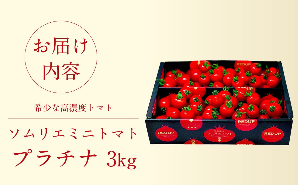 ソムリエミニトマト プラチナ3kg