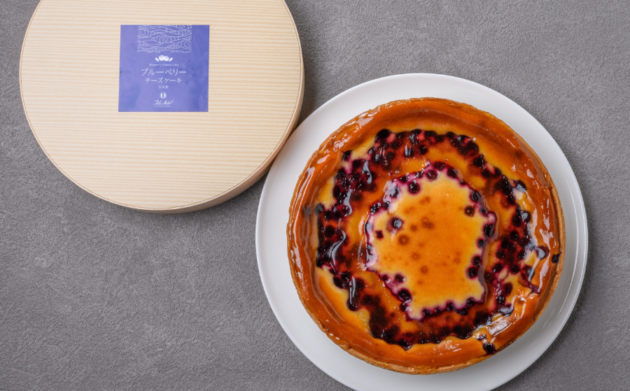 鳥羽国際ホテルチーズケーキ ブルーベリー味 7号 21cm
