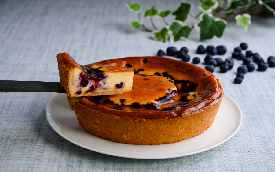 鳥羽国際ホテルチーズケーキ ブルーベリー味 7号 21cm