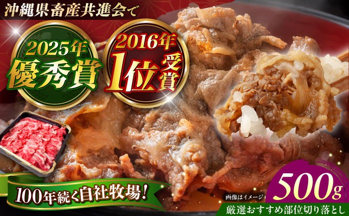 きりおとし 沖縄産 黒毛和牛 牛肉 切り落とし 国産 沖縄県産 切り落とし 牛肉 和牛 冷凍 ５００g 500グラム 