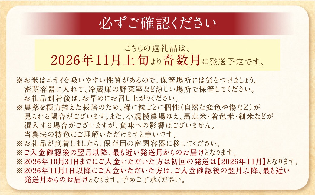 【KODAMAFARMS】あきの舞 5kg×6回（計30kg）KODA米