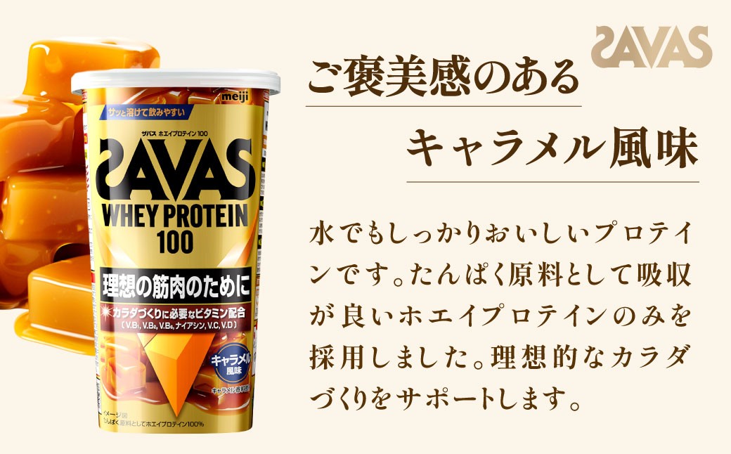 ホエイプロテイン100 キャラメル風味 280g【1個】