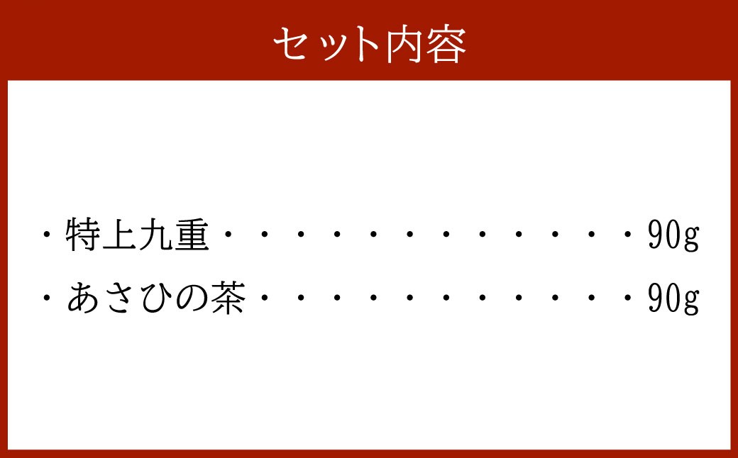 村上 銘茶 詰め合せ A 2種 各90g×2本
