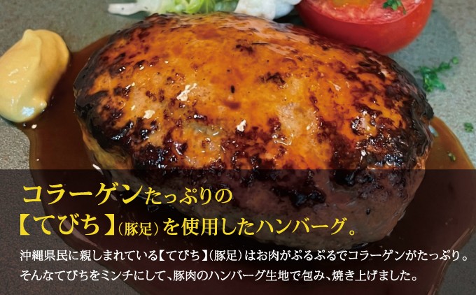普天間てびちハンバーグ 120g×6個 | BISTROT LIERRE BLANC II | 沖縄県 宜野湾市 送料無料