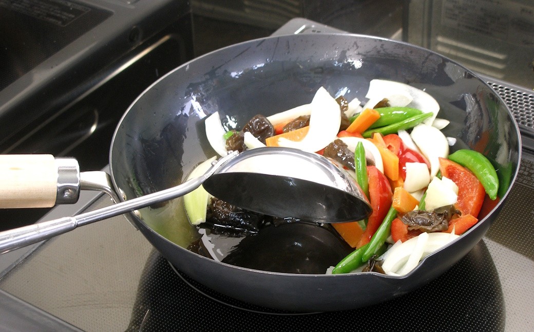 炒め物はシャキッっと仕上がります。