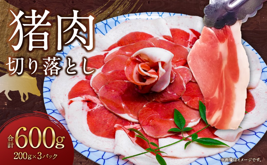 猪肉 切り落とし 200g×3 