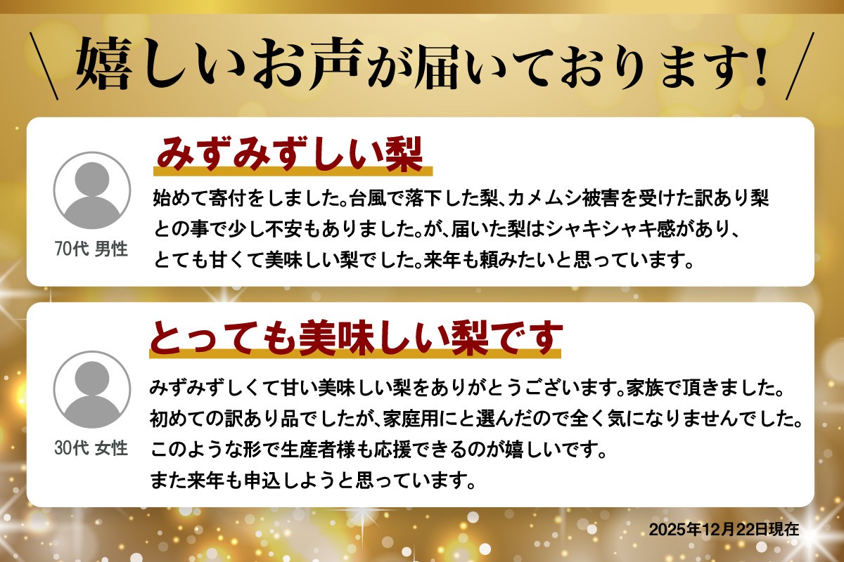 見た目は良くありませんが、ご自宅用にどうぞ。