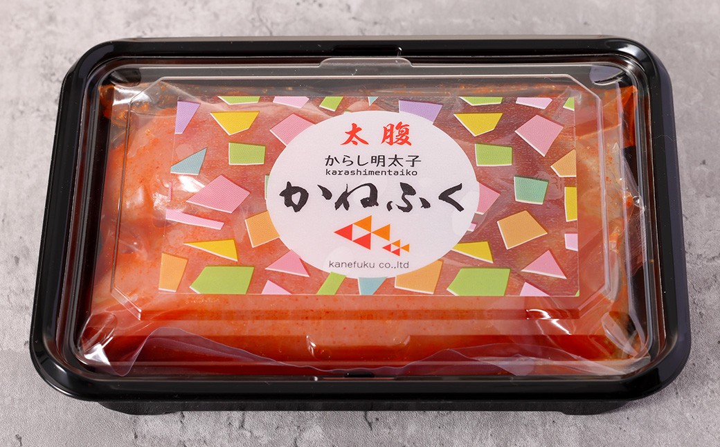 かねふく＜無着色＞辛子明太子（一本物） 510g（170g×3パック）