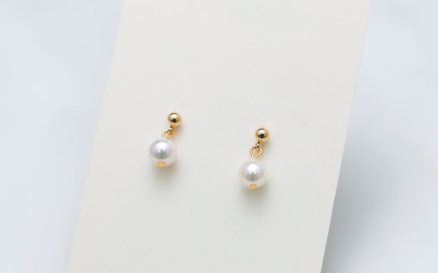 アコヤパール ピアス 真珠 約6mm