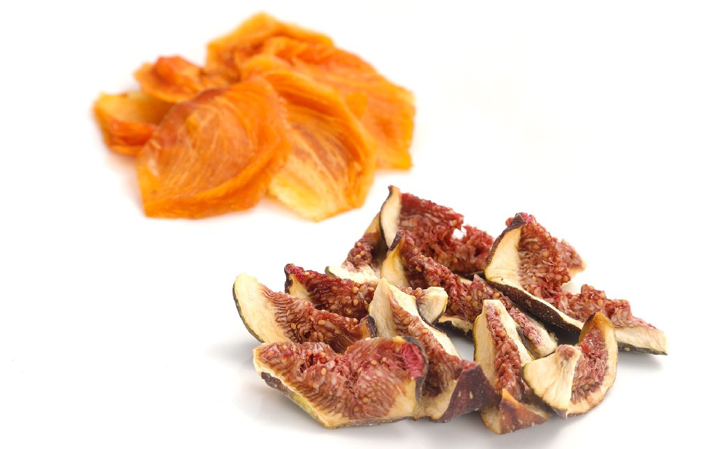 福岡ブランド！ とよみつひめ（3個）・ 森部の秋王（2個） セミドライフルーツ 計5個セット