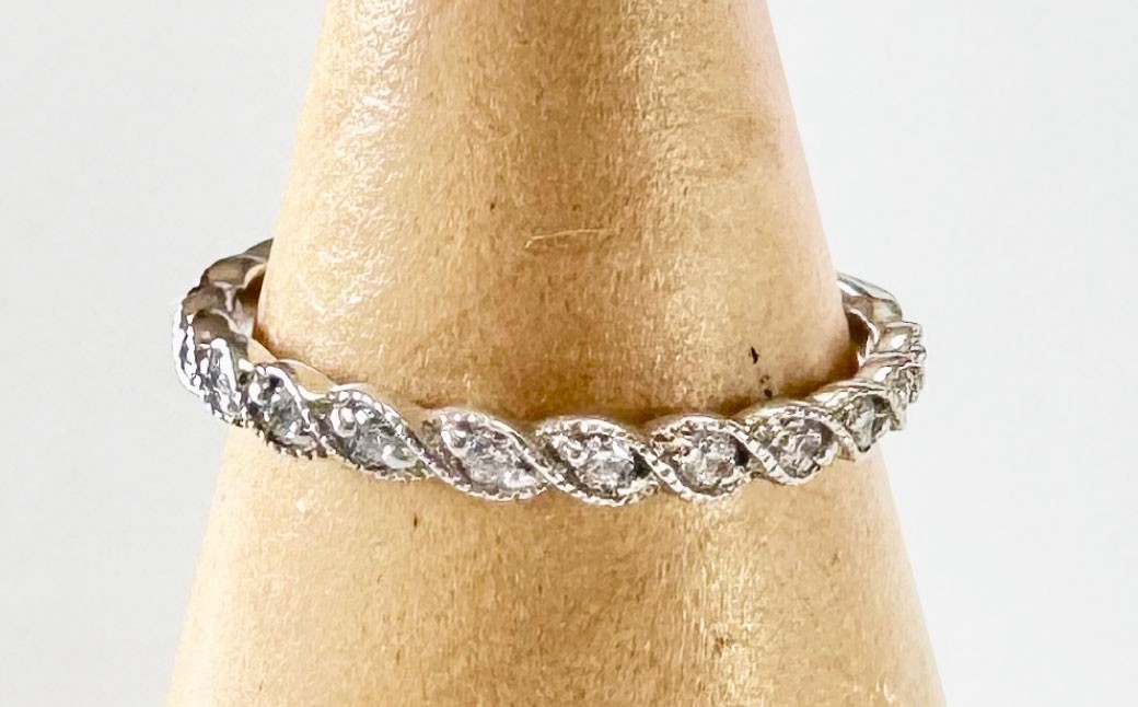 プラチナダイヤモンドリング ハーフエタニティーリング 0.15カラット 【AW-907/0003】 