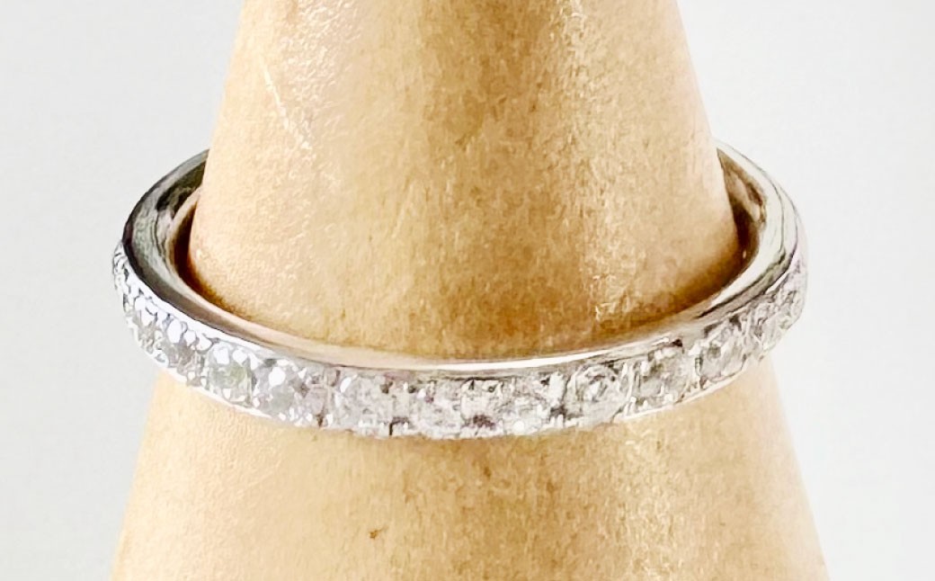 プラチナダイヤモンドリング ハーフエタニティーリング 0.30カラット 【AA-100/0004】 