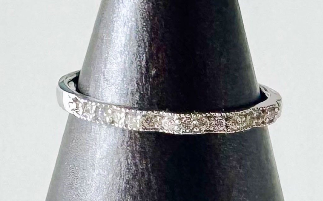 プラチナダイヤモンドリング ハーフエタニティーリング 0.10カラット 【AW-966/0011】