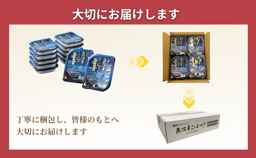 ふっくら、モチモチ、つやつやに炊き上げた、お手軽で美味しいパックライス