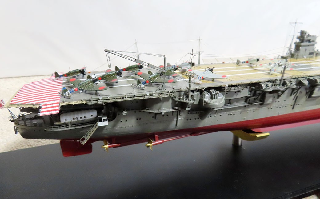 プロプラモデラーが作る！一点物 航空母艦 「飛龍」1/350（完成品）