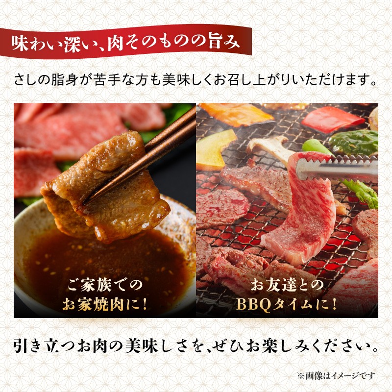 【A4～A5】博多和牛赤身モモ焼肉用 500g