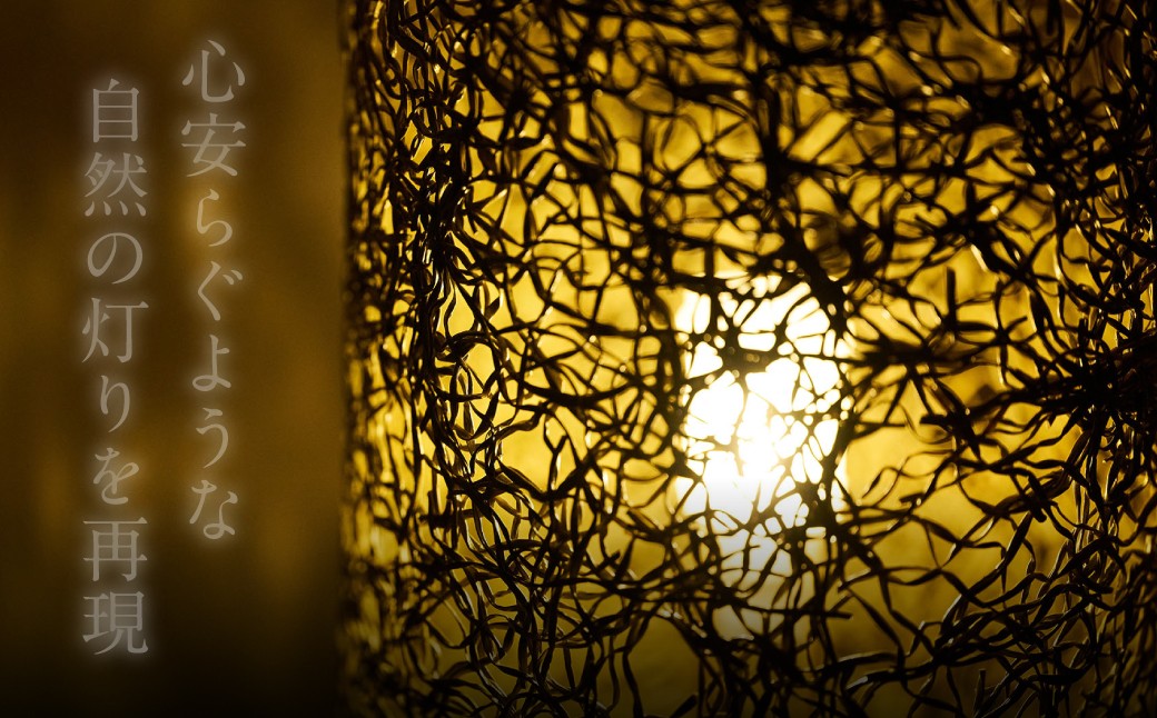 心安らぐような自然の灯りを再現