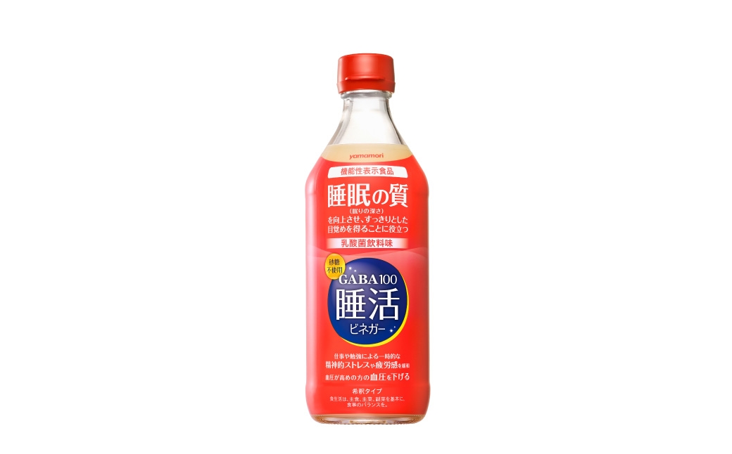 ヤマモリ GABA100 睡活ビネガー500mlｘ6本（3L）セット （4倍希釈）砂糖不使用