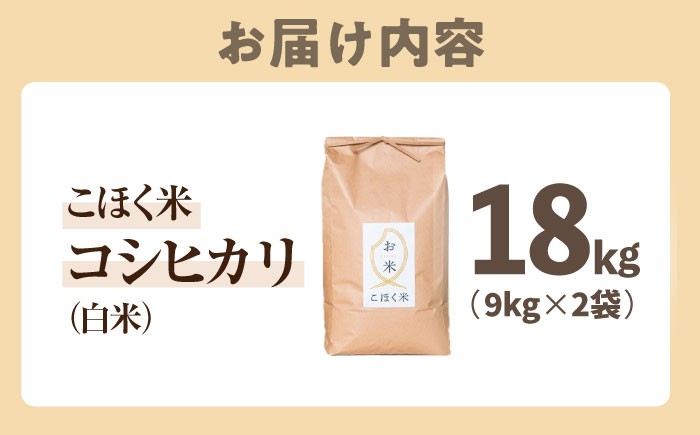  滋賀県湖北産 湖北のコシヒカリ 18kg(白米)　米 お米 ご飯 ごはん ゴハン おにぎり 炊き込みご飯 人気 おすすめ