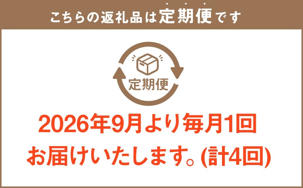 【4回定期便】 岡山県産 フルーツ定期便コース 