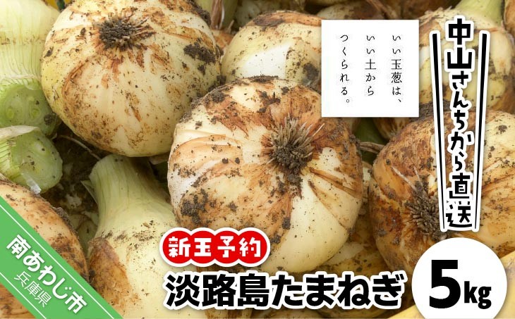 中山さんちから直送　淡路島たまねぎ「新玉」