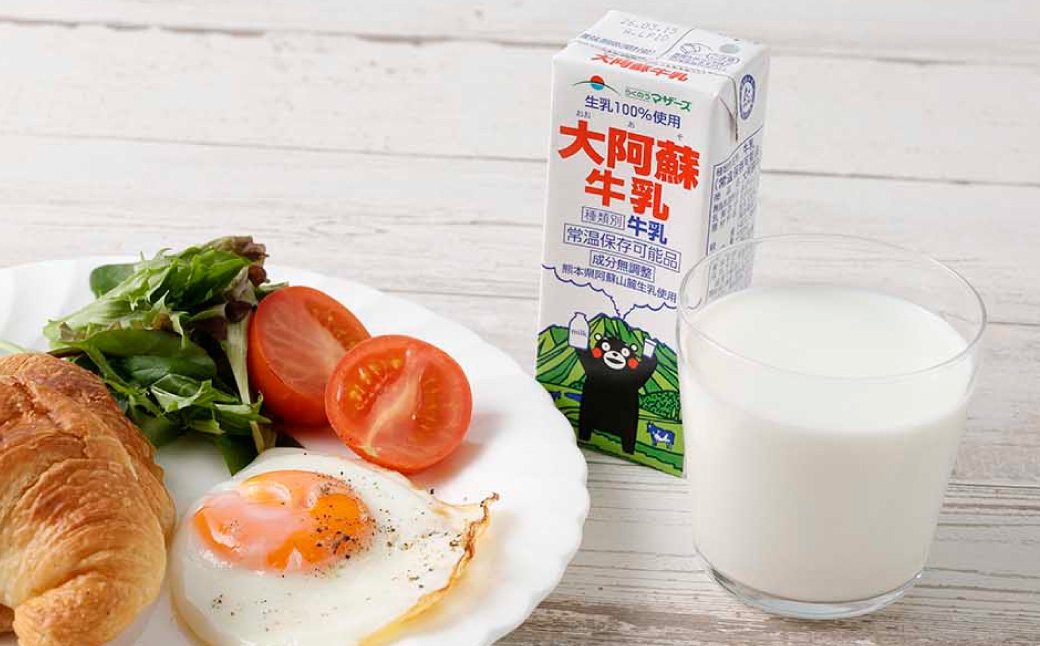 くまモン大阿蘇牛乳 200ml×24本