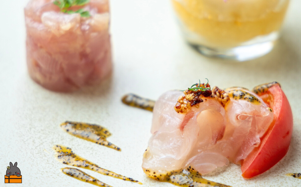 世界自然遺産の島 鹿児島県徳之島の食材を使用した本格コース料理。※画像はイメージです。