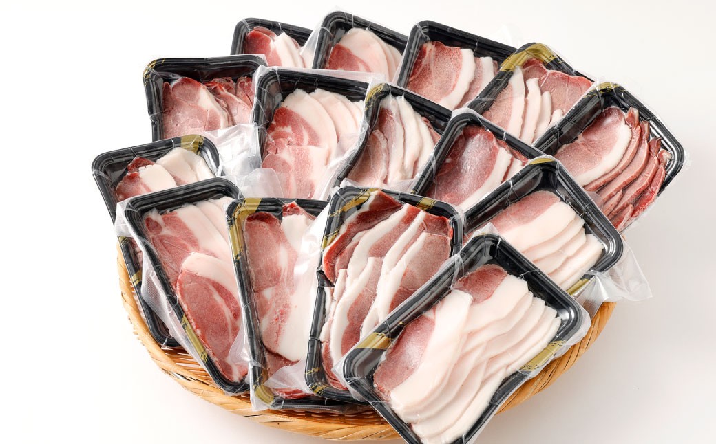 天然イノシシ肉 焼肉用 スライス 約3kg（200g×15）