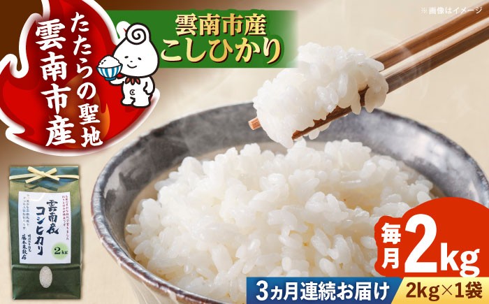 米 定期便 令和7年産 R7年産 コシヒカリ 島根 雲南