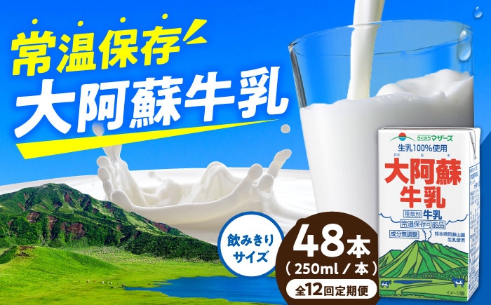 大阿蘇牛乳 ロングライフ 250ml 48本