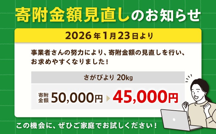 令和7年産 さがびより 20kg 5kg×4袋 佐賀県産 令和7年度産 米 おこめ お米 白米 こめ ライス rice kome