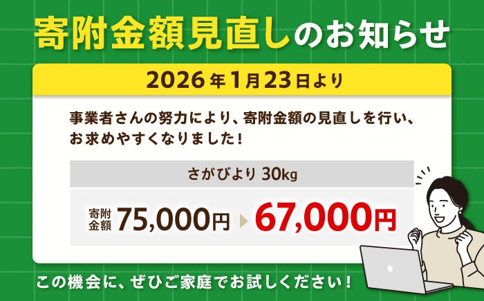 令和7年産 さがびより 30kg 5kg×6袋 佐賀県産 令和7年度産 米 おこめ お米 白米 こめ ライス rice kome