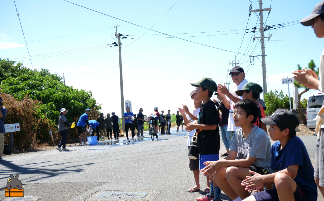 沿道の応援！