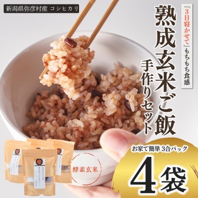 お家で簡単!＜ 熟成玄米ご飯(酵素玄米) ＞手作りセット