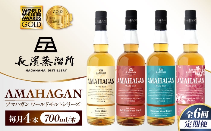 ウイスキー アマハガン 酒 ウィスキー AMAHAGAN お酒 モルト モルトウイスキー ハイボール 長濱蒸溜所 定期便 人気