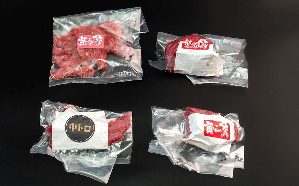 国産 馬刺し4種 計約200g