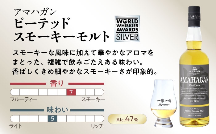 ウイスキー アマハガン ジャパニーズウイスキー モルト お酒 AMAHAGAN 酒 ロック ハイボール ギフト 人気 おすすめ