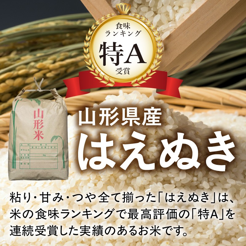 山形県産 はえぬき 5kg【2025年度産米】