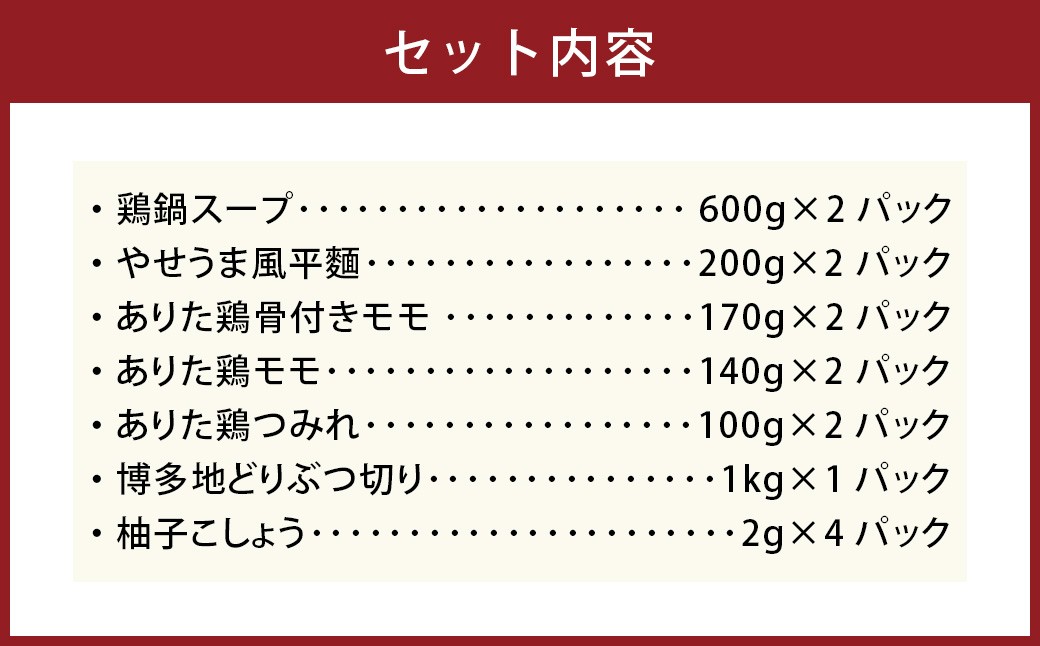 上田商店 ありた鶏水炊き