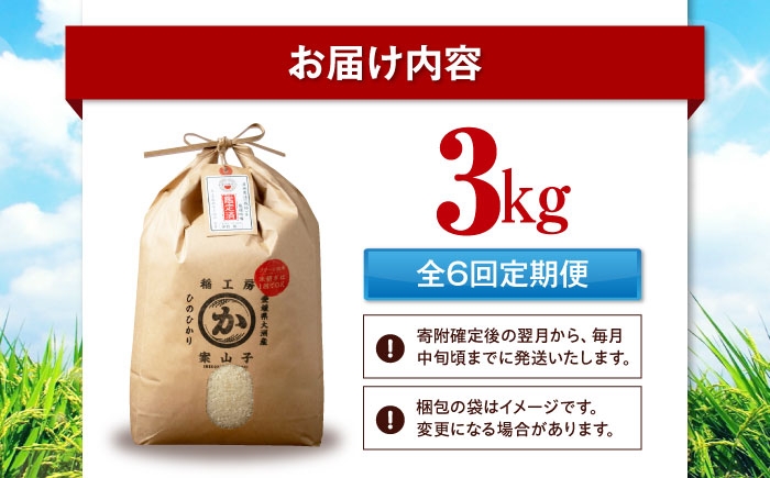 お米 ヒノヒカリ 3kg（3kg×1袋）米・食味鑑定士×お米ソムリエ×白米ソムリエ