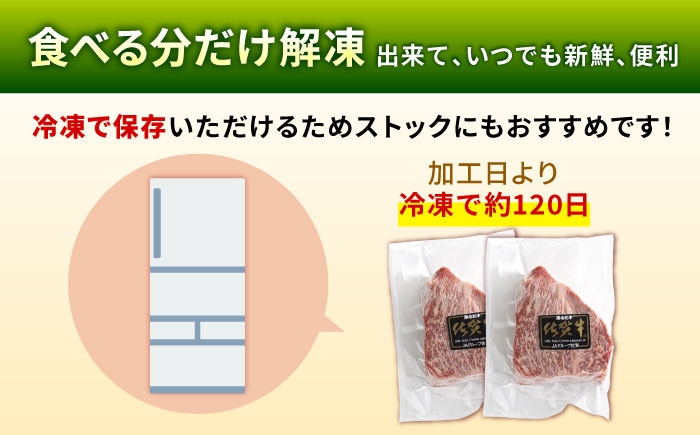 佐賀牛 赤身 モモ ステーキ 800g | 赤身肉 ブランド牛 和牛 | 