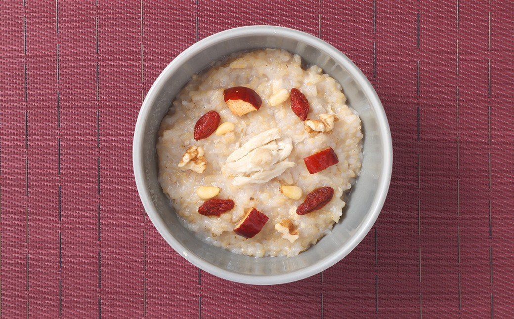 【全12回定期便】レトルト鶏塩粥セット ／  おかゆ 粥 鶏 鶏肉 塩 レトルト 長期保存 常温 非常食 長崎県 長崎市