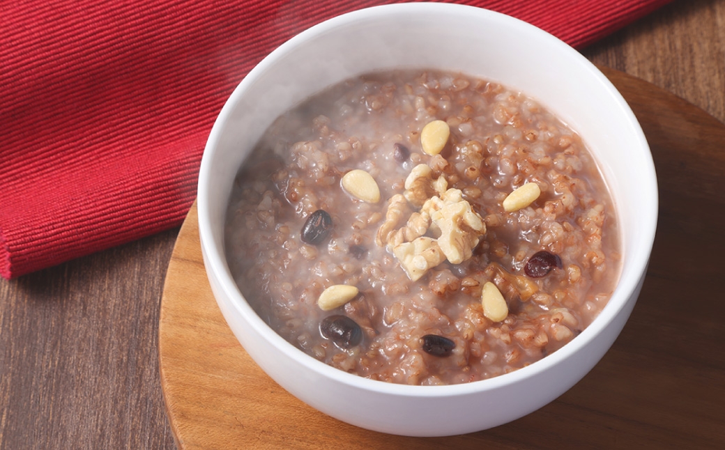 【全3回定期便】レトルト養生粥セット ／ おかゆ 粥 レトルト 長期保存 常温 非常食 長崎県 長崎市